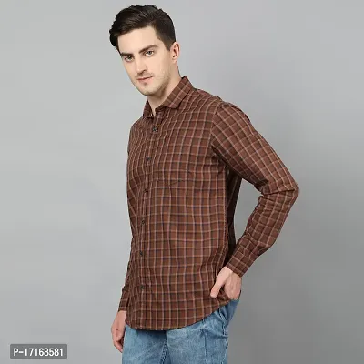 Checked Slim Fit Shirt with Patch Pocket-thumb5