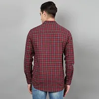 Checked Slim Fit Shirt with Patch Pocket-thumb1