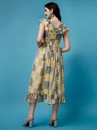 Trendy Printed Dress For Women-thumb1