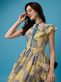 Trendy Printed Dress For Women-thumb2