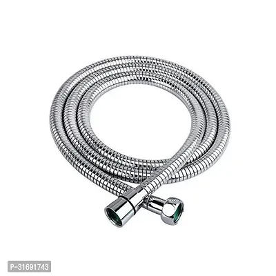 Stainless Steel Chrome Finish Flexible Tube Shower Hose Pipe Hand Shower Pipe Jet Spray Pipe 1 Meter Pack of 1-thumb0