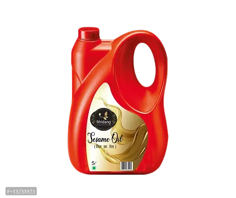 Mridand Sesame Gingelly Oil | Til Ka Tel| 2 Litre Jar Pack-thumb0