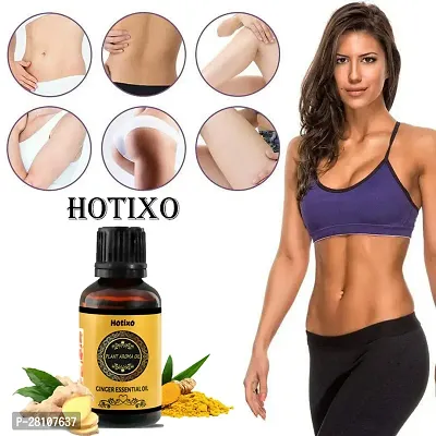 Hotixo Tummy Ginger Oil, for Belly Drainage Ginger Massage Oils For Belly / Fat Reduction for Weight Loss, Fat Burner Oil, Weight Loss Oil For Men  Women-30ml pack of 1-thumb3
