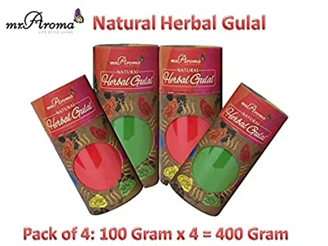 Natural Herbal Organic Gulal - Pack Of 3,4 And 6