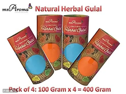 Natural Herbal Organic Gulal - Pack Of 4