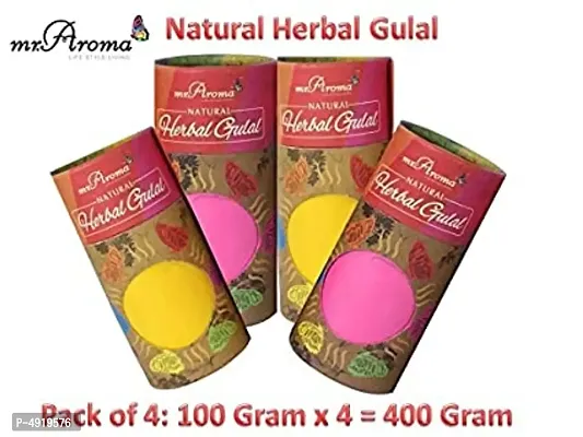 Natural Herbal Organic Gulal - Pack Of 4-thumb0