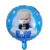 GROOVY DUDZ Boss Baby Birthday Party ? Combo Pack of 60 Balloons  Happy Birthday Banner | Boss Baby Foil Balloons,Boss Baby Theme Balloon-thumb3