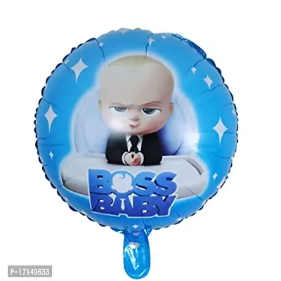 GROOVY DUDZ Boss Baby Birthday Party ? Combo Pack of 60 Balloons  Happy Birthday Banner | Boss Baby Foil Balloons,Boss Baby Theme Balloon-thumb4