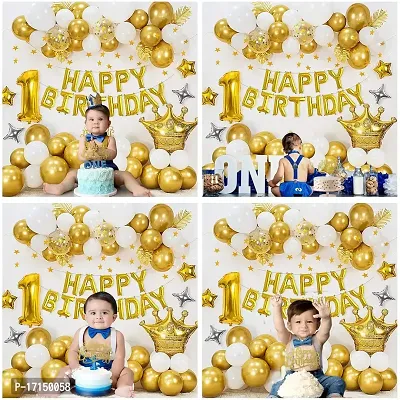 GROOVY DUDZ 2nd Birthday Decoration For Baby Boy Or Girl, Balloons Combo 60 Pcs Balloon (Multicolor, Pack of 60)-thumb4