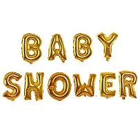 GROOVY DUDZ Baby Shower Decoration Items Set-50Pcs Baby Shower Party Decoration Items with Balloon, Latex Balloon, Star Foil Balloon,Blue and Pink baby With Foil Curtain , Maternity, Pregnancy-thumb2