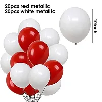 GROOVY DUDZ Golden and Red Happy Birthday Decoration Combo Kit with Banner, Balloons, Foil Curtain, Crown Foil 48pcs kit for Birthday Decoration-thumb3