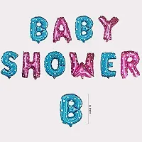 GROOVY DUDZ Baby Shower Foil Colourfull, Star Foil Balloon with Moon Foil Balloon Baby Shower Decorations Item Combo Set For Maternity, Pregnancy Photoshoot Material Items Supplies - 50Pcs-thumb2