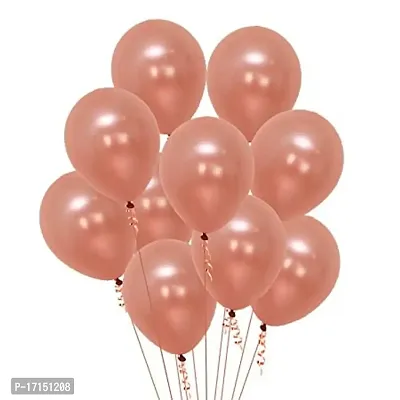 GROOVY DUDZ Happy birthday decoration items for girl,boy combo, SetPcs Balloon Garland Kit - 50pcs -Rose Gold Balloons, Confetti Ballon, Heart  Star Foil Balloons For Birthday Decoration-thumb3