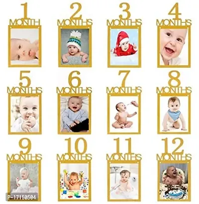 GROOVY DUDZ 1st Birthday Theme Decorations Bundle with Milestone Photo Banner Newborn to 12 Months, Metallic Balloons, Star  1 Number Balloon Black  Brown Pack of 35 Pcs-thumb4