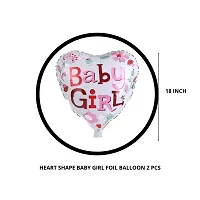 GROOVY DUDZ 1st Birthday Decoration For Girls, Baby Girl With Banner, Fringe Curtain, Pink 60PCS Balloon,5PCS Confetti Balloon,5PCS Foil Balloon  16 Balloon-thumb2