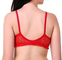 Stylish Net Solid Bras For Women Pack of 2-thumb1