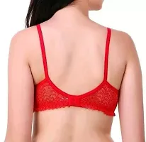 Stylish Net Solid Bras For Women Pack of 2-thumb1