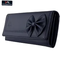 YESSBENZA Women's Elite Attractive Women Handbags Wallet Purse Clutch 6 Cards Slot YTFC-3703 Blue-thumb3