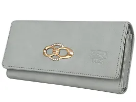 RAAQ Women's Clutches Cum Fancy Wallet (Linens Tan)-thumb1