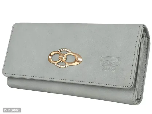 RAAQ Women's Clutches Cum Fancy Wallet (Linens Tan)-thumb2
