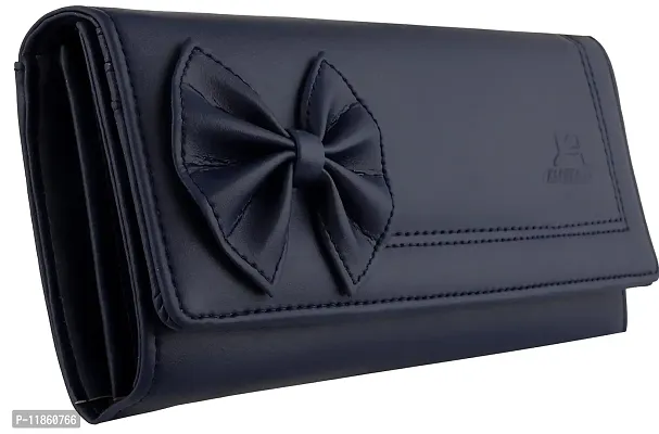 YESSBENZA Women's Elite Attractive Women Handbags Wallet Purse Clutch 6 Cards Slot YTFC-3703 Blue-thumb0