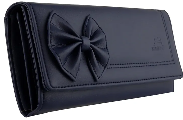 YESSBENZA Women's Elite Attractive Women Handbags Wallet Purse Clutch 6 Cards Slot YTFC-3703 Blue