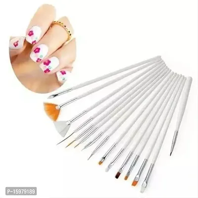 Stylish Fancy Precisionpro Nail Art Brushes - The Ultimate Set Of 15 Professional-Grade Nail Art Brushes (Multicolour)