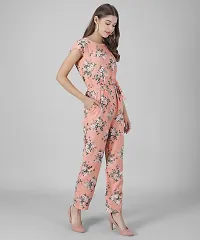 Stylish Multicoloured Crepe Printed Jumpsuit For Women-thumb2