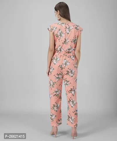 Stylish Multicoloured Crepe Printed Jumpsuit For Women-thumb4