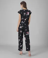 Stylish Multicoloured Crepe Printed Jumpsuit For Women-thumb3