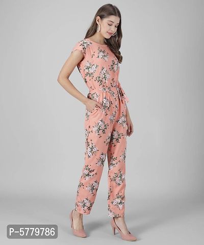 Women Floral Printed Jumpsuits-thumb3