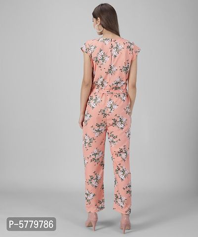 Women Floral Printed Jumpsuits-thumb2