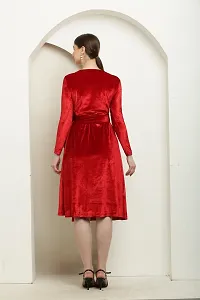 Stylish Velvet Dress for Women-thumb3