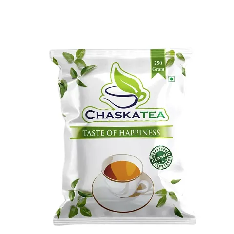 CHASKATEA Classic Natural Tea Powder | Assam Tea Leaves | Regular Tea | Aromatic Chai | Perfect Blend of Tea Spices (250Gm)