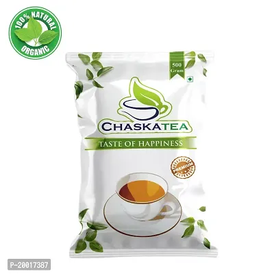 CHASKATEA Premium Natural Tea Powder | Regular Tea | Assam Tea | Rich  Aromatic Chai | Perfect Blend of Tea Spices | Daily Refreshment | 500g-thumb0