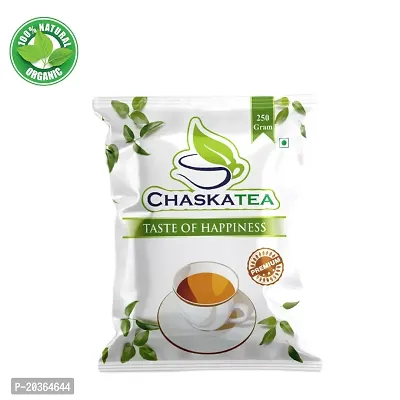 CHASKATEA Premium Natural Tea Powder | Regular Tea with Aroma and Taste | Assam Tea | Rich  Aromatic Chai | Perfect Blend of Tea Spices | Daily Refreshment | 250g-thumb0