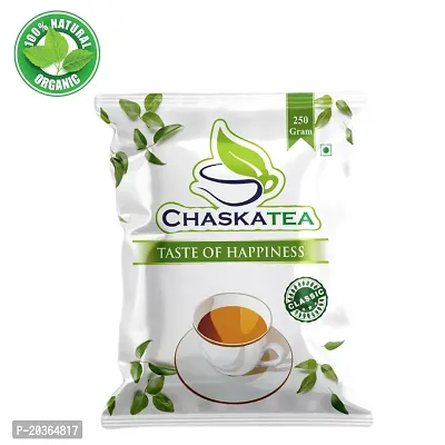 CHASKATEA Classic Natural Tea Powder | Regular Tea with Aroma and Taste | Assam Tea | Rich  Aromatic Chai | Perfect Blend of Tea Spices | Daily Refreshment | 250g-thumb0