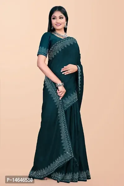 Regolith Designer Sarees for women banarasi silk saree with fancy saree  Un-stitched blouse Pieces (Magenta) : Amazon.in: Fashion