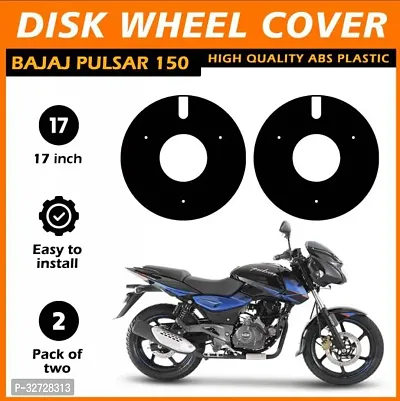 Acrylic WHEEL DISC cover for 17inch wheel for Pulsar 150 black 17A-1 Bike Fairing Kit-thumb0