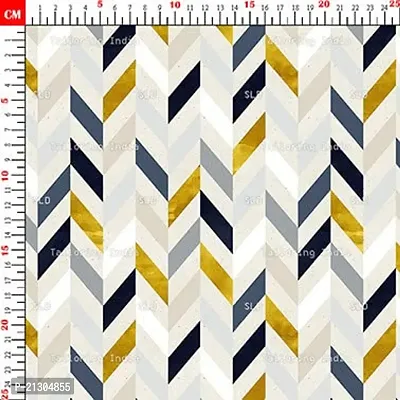 TailoringIndia Trwills Print On Fabric Material | Chanderi Blend | 1 Meter | Multi | TI_Geometric_42-Chanderi Blend_2 Meter-thumb2