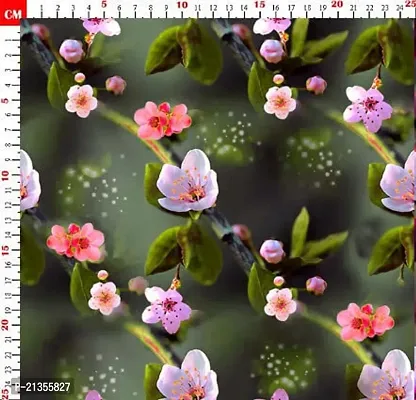 TailoringIndia Nature Garedn Flower Print On Fabric Material | Kota Doriya | 3 Meter | Multi | TI-1334-Kota Doriya_3 Meter-thumb2