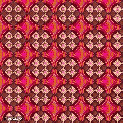TailoringIndia Modern Ajrakh Print On Fabric Material | Chanderi Blend | 2.5 Meter | Multi | TI-916-Chanderi Blend_2.5 Meter-thumb3