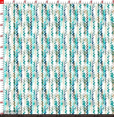TailoringIndia Jhallar Geometric Print On Fabric Material | Poly Linen Blend | 1 Meter | Multi | TI_Geometric_54-Poly Linen Blend_2 Meter-thumb3