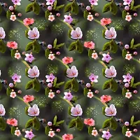 TailoringIndia Nature Garedn Flower Print On Fabric Material | Kota Doriya | 3 Meter | Multi | TI-1334-Kota Doriya_3 Meter-thumb2