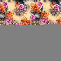 TailoringIndia HD Flower Wallpaper Print On Fabric Material | Georgette | Multi | 1 Meter | TI-1404-Georgette_1 Meter-thumb2