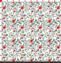 TailoringIndia Luxury Beautiful Print On Fabric Material | Georgette | 1 Meter | Multi | TI_204-Georgette_2 Meter-thumb2