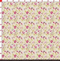 TailoringIndia Floral Flower Print On Fabric Material | Kota Doriya | 3 Meter | Multi | TI_91-Kota Doriya_3 Meter-thumb2