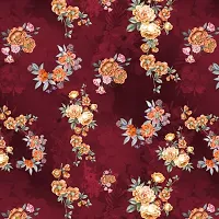 TailoringIndia in Rose Flower Print On Fabric Material | Kota Doriya | 1 Meter | Multi | TI-1312-Kota Doriya_2 Meter-thumb2