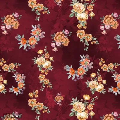 TailoringIndia in Rose Flower Print On Fabric Material | Kota Doriya | 1 Meter | Multi | TI-1312-Kota Doriya_2 Meter-thumb3