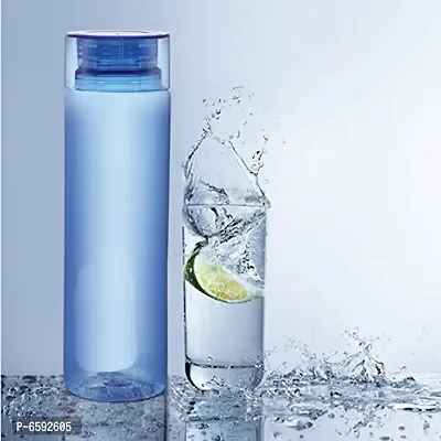 1000ML Water Bottle 100% BPA Free Fridge Water Bottle (Pack of 2Pcs., Multicolor)-thumb0